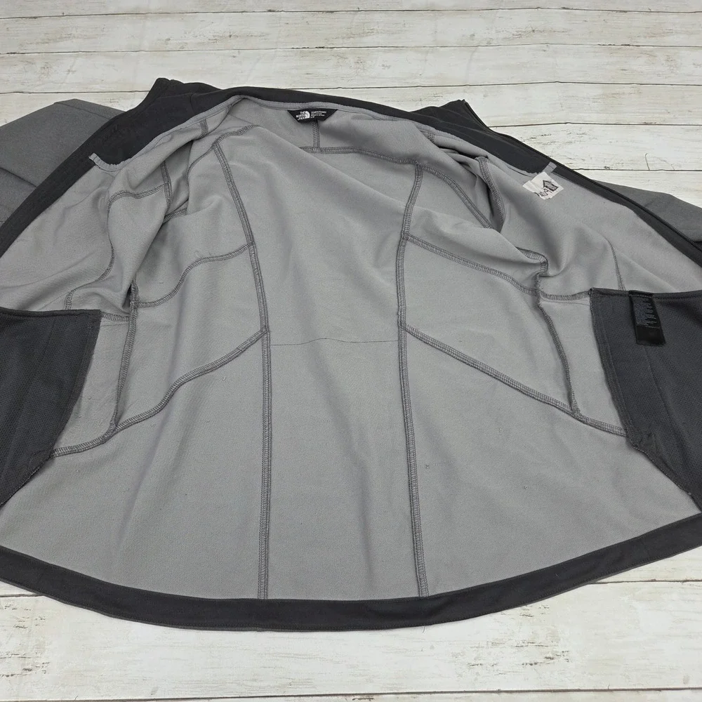 The North Face Jacket Women L Grey WindWall Softshell PulteGroup Full‎ Zip